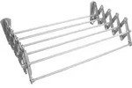 Wand W&auml;schetrockner 50 cm wandmontiert klappbar silber - Silber/Grau