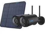 Reolink 2x B320-B Battery-WiFi + 2x Solarpanel schwarz