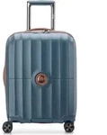 DELSEY PARIS Carrousel 4 Double Rolls Cabine Slim Trolley 55 Ultramarine Blue...