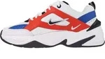 Nike Schuhe M2k Tekno Summit White Black Team Orange, AO3108101 - Rot/Wei&szlig;/Blau -