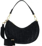 LACOSTE Schultertasche Umh&auml;ngetasche Maheki Moon Bag Noir schwarz - Schwarz