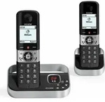 Alcatel F890 Voice Duo zwart, DECT-Telefon, Kabelloses Mobilteil,