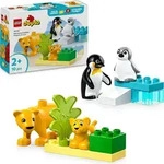 LEGO DUPLO Wildtier-Familien: Pinguine und L&ouml;wen &ndash; Spielzeug zur F&ouml;rderung der