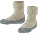 FALKE Cosyshoe Minis Socken Kinder 4651 - sand mel. 21-22 - Silber - 21/22
