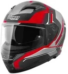 Germot Helm GM 350 matt-schwarz/rot - Gr&ouml;&szlig;e XS - Schwarz/Rot