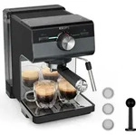 Krups Authentic+ XP384G, Espressomaschine, 2 l, Kaffeepad, Gemahlener Kaffee,