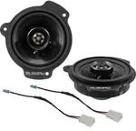 MUSWAY 10 cm Koax Lautsprecher mit Doppel Neodymmagnet f&uuml;r Dacia Spring CSD42X...