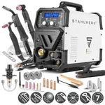 STAHLWERK Schutzgasschwei&szlig;ger&auml;t 6-in-1 Kombi CTM-416 Puls Pro &ndash; CUT, WIG,