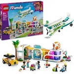 LEGO Friends Heartlake City Flughafen mit Flugzeug, Bauset mit Spielzeug Flieger,