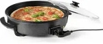 GOURMETMAXX Pizza-Pfanne elektrisch 1500W schwarz - Schwarz