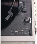 Denver VPR-250 Retro Plattenspieler mit BT, USB/MP3 & FM, Kofferdesign - Schwarz/Grau