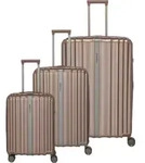 travelite Paros 4W Trolley L / M / S Cappuccino hellbraun 76cm - Hellbraun