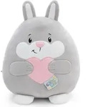 NICI Kuscheltier Chill-NICI Hase mit Herz grau 30cm - Grau