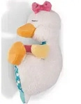 NICI 49054 MyFirstNICI Gans Gilli schlafend 23cm beige-Kuscheltier fr Babys und