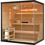 Artsauna Saunakabine Vantaa 175 mit Salzstein - Indoor Sauna 4 Personen - 8kW Ofen,