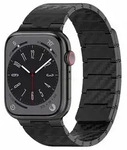 F&uuml;r Apple Watch SE 2023 40mm Carbonfaser Magnetisches Ersatz Smart Armband...