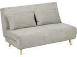 HOMCOM Schlafsofa, Klappbett mit Bettfunktion, R&uuml;ckenkissen, Polstersofa mit