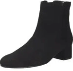 Gabor Stiefelette 680.17, Rauleder, Schwarz, Damen - Schwarz - 38,5