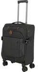 Travelite BRIIZE Bordtrolley S (55 cm) mit 4 Rollen - Schwarz - Schwarz