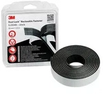 3M Dual Lock Druckverschluss SJ354B, 25 mm x 2,5 m, schwarz flexibler