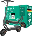 Egret 98100-GR, EGRET E-Scooter mit Stra&szlig;enzulassung (ABE), 45 km Reichweite, 10"