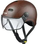 CP Carachillo Urban Fahrradhelm mit Visier (clear) Gr. S (53-55 cm) - Radhelm