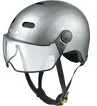 CP Carachillo Urban Fahrradhelm mit Visier (clear) Gr. S (53-55 cm) - Radhelm