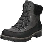 Schn&uuml;rstiefelette Warmfutter bis 35mm Absatz (casual) Y9101-45 - Schwarz - 37