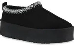 VAN HILL Damen Warm Gef&uuml;tterte Pantoffeln Hausschuhe Bequeme Prints Schuhe 840860,