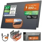 Solarway&reg;️ 890Wp / 800W Balkonkraftwerk mit 1,6 kWh Speicher komplett...