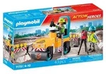 PLAYMOBIL Strassenbaustelle, Aktion/Abenteuer, 4 Jahr(e), Mehrfarbig, Kunststoff -