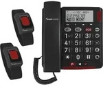 AMPLICOMMS Telefon schnurgebunden BIGTEL 50 Alarm Plus Duo - Schwarz AMPLICOMMS Telefon schnurgebunden BIGTEL 50 Alarm Plus Duo - Schwarz