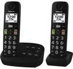 Panasonic KX-TGU132EXB Telefon Analoges/DECT-Telefon Schwarz - Schwarz