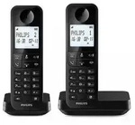 Philips Festnetztelefon D2702b Durchsichtig Durchsichtig One Size - Transparent