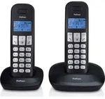 Profoon PDX-1120, DECT-Telefon, 10 Eintragungen, Schwarz - Schwarz