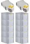 SparSet 10x Eurobox NextGen Color mit Auflagedeckel und...
