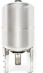 Wiltec Edelstahl Ausdehnungsgef&auml;&szlig; 100 Liter, vertikaler Membrankessel f&uuml;r