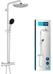 GROHE Vitalio Start 250 Duschsystem mit Thermostatbatterie f&uuml;r Wandmontage - Silber