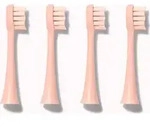 B&uuml;rstenk&ouml;pfe Hart Flexibel mit Zungenreiniger aus nachhaltigen Materialien - Rosa