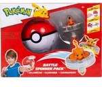 Pok&eacute;mon Battle Spinner Pack Glumanda & Pok&eacute;ball - Rot/Wei&szlig;