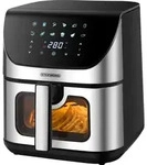 Steinborg Hei&szlig;luftfritteuse 8 Liter 4 in 1 Mini Backofen Grillen Backen D&ouml;rren