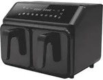 Michelino 4+4 Liter Hei&szlig;luft-Fritteuse Hei&szlig;luftfriteuse 20212 - Schwarz
