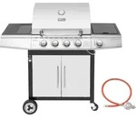 Royal Gourmet 4+1 Brenner Gasgrill Grillwagen mit automatischer Zündung, Royal Gourmet 4+1 Brenner Gasgrill Grillwagen mit automatischer Zündung,