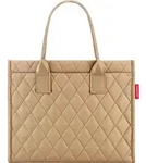 reisenthel daily shopper rhombus ginger - Beige