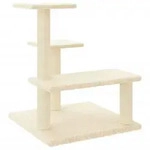 vidaXL Kratzbaum mit Sisal-Kratzs&auml;ulen Creme 61 cm - Creme