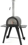 BBQ-Toro Pizzaofen "Havai" mit Schamottesteinen, Pizza Steinbackofen - Schwarz