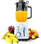 Cecotec Power Black Titanium RetroBlue, Tischplatten-Mixer, 1,5 l, Pulsfunktion, 1200