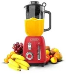 Cecotec Power Black Titanium RetroRed, Tischplatten-Mixer, 1,5 l, Pulsfunktion, 1200