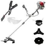 IKRA Benzin Freischneider IBF 31-4 | 4-Takt | Fadenspule 43 cm Schnittbreite | 3- &