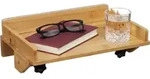 Relaxdays Bettablage, Mini-Nachttisch zum Klemmen, Bett & Hochbett, HBT 11,5 x 36 x